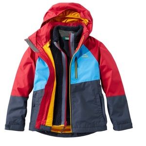 LL Bean Kids’ Fleece Lined 3-in-1 Jacket